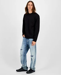 Guess Men's Quattro G Logo Crewneck Sweater