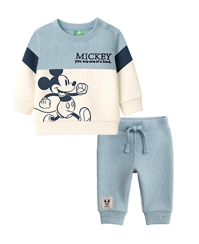 Disney Baby Boys 2-Piece Long Sleeve Sweatshirt and Jogger Pants Set