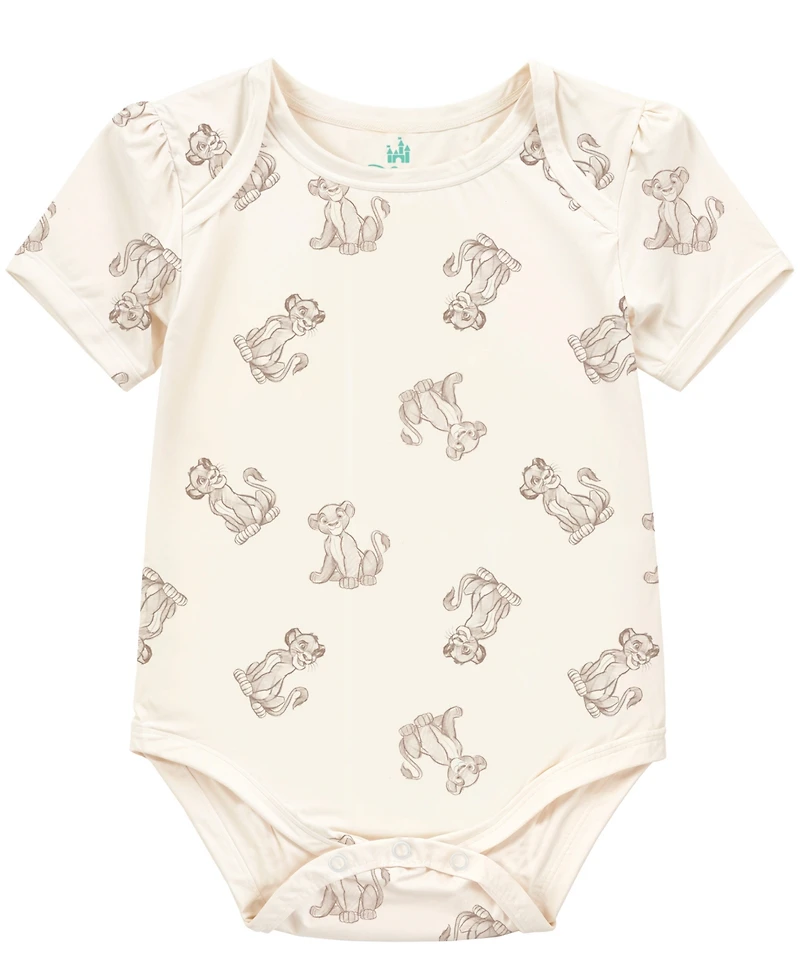 Disney Baby Boys 3-Pack Lion King Short Sleeve Bodysuits