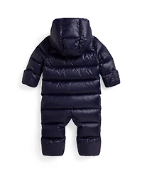 Polo Ralph Lauren Baby Boys Letterman Down Hooded Bunting