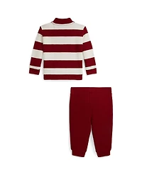 Polo Ralph Lauren Baby Boys 2-Piece Pull On and Pants Set