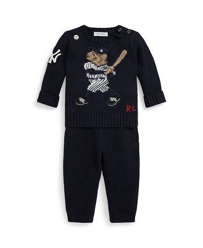 Polo Ralph Lauren Baby Boys 2-Piece Crewneck Sweater and Pants Set