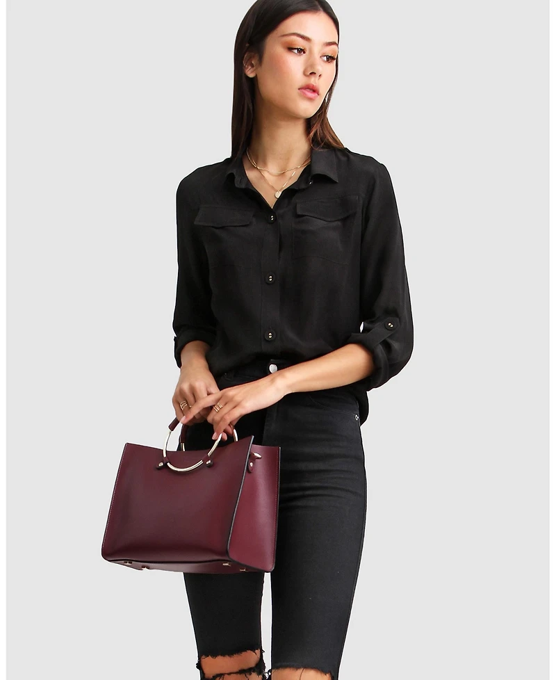Belle & Bloom Women's Eclipse Rolled Sleeve Blouse
