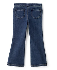 Carter's Toddler Girls Floral Top and Denim Pants, 2-Piece Set