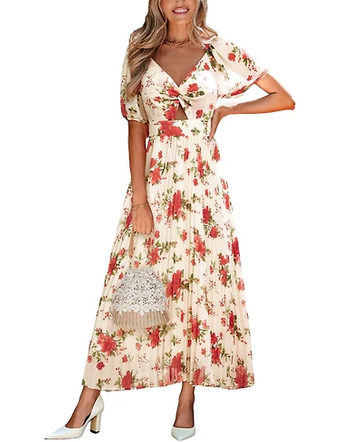 Cupshe Women's Meant to Be Floral Midi Beach Dress