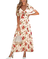 Cupshe Women's Meant to Be Floral Midi Beach Dress