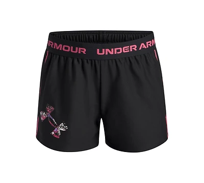 Under Armour Big Girls Tech Play Up Logo Shorts