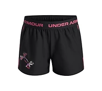 Under Armour Big Girls Tech Play Up Logo Shorts