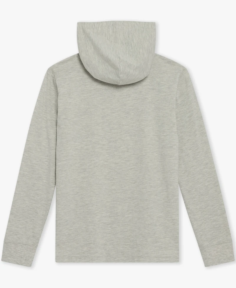 Champion Big Boys Signature Logo Long-Sleeve Hooded T-Shirt