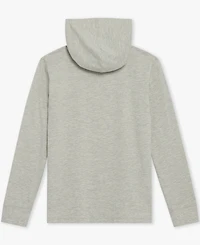 Champion Big Boys Signature Logo Long-Sleeve Hooded T-Shirt