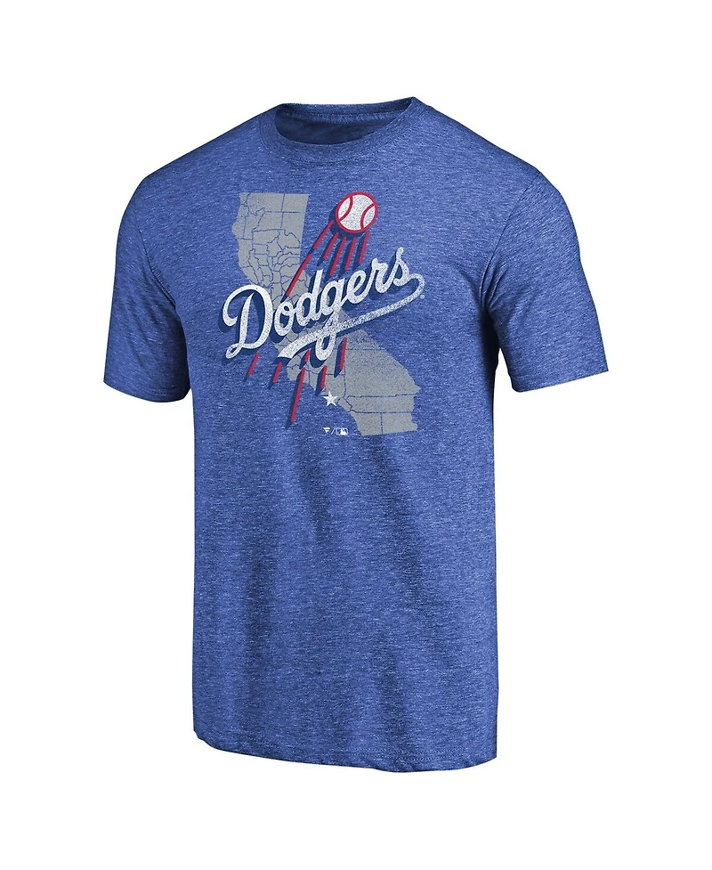 Fanatics Mto Label Men's Royal Los Angeles Dodgers Hometown Collection La County T-Shirt
