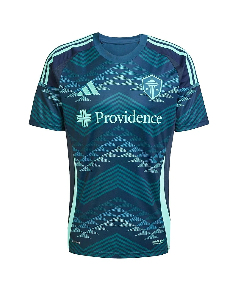 Adidas Men's Jesus Ferreira Blue Seattle Sounders Fc 2025 The Salish Sea Kit Replica Player Jersey