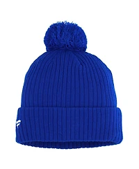 Fanatics Men's Blue New York Rangers Cuffed Knit with Pom Hat