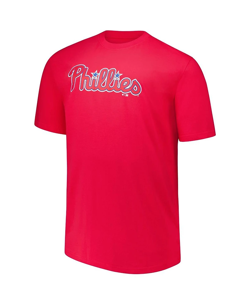 Fanatics Men's Bryce Harper Red Philadelphia Phillies Big Tall Name Number T-Shirt