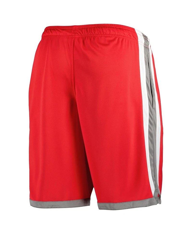 Champion Men's Red Wisconsin Badgers Basketball Shorts