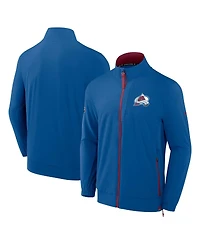 Fanatics Men's Blue Colorado Avalanche Authentic Pro Rink Coaches Full-Zip Jacket