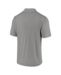 Fanatics Men's Gray New York Yankees Logo Polo Shirt
