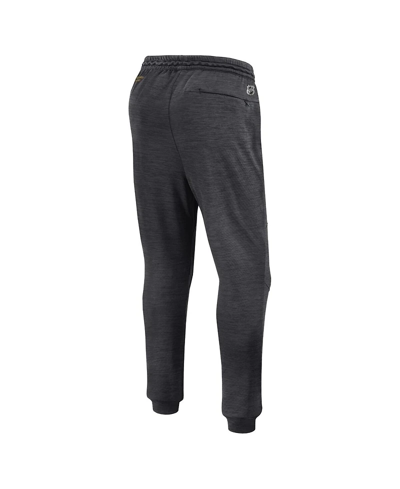 Fanatics Men's Heather Charcoal Boston Bruins Authentic Pro Fleece Sweatpants
