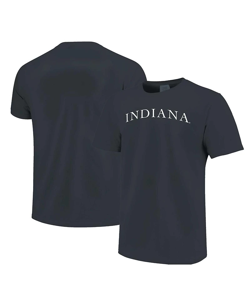 Image One Men's and Women's Navy Indiana Hoosiers Comfort Colors Fashion Color Arch T-Shirt