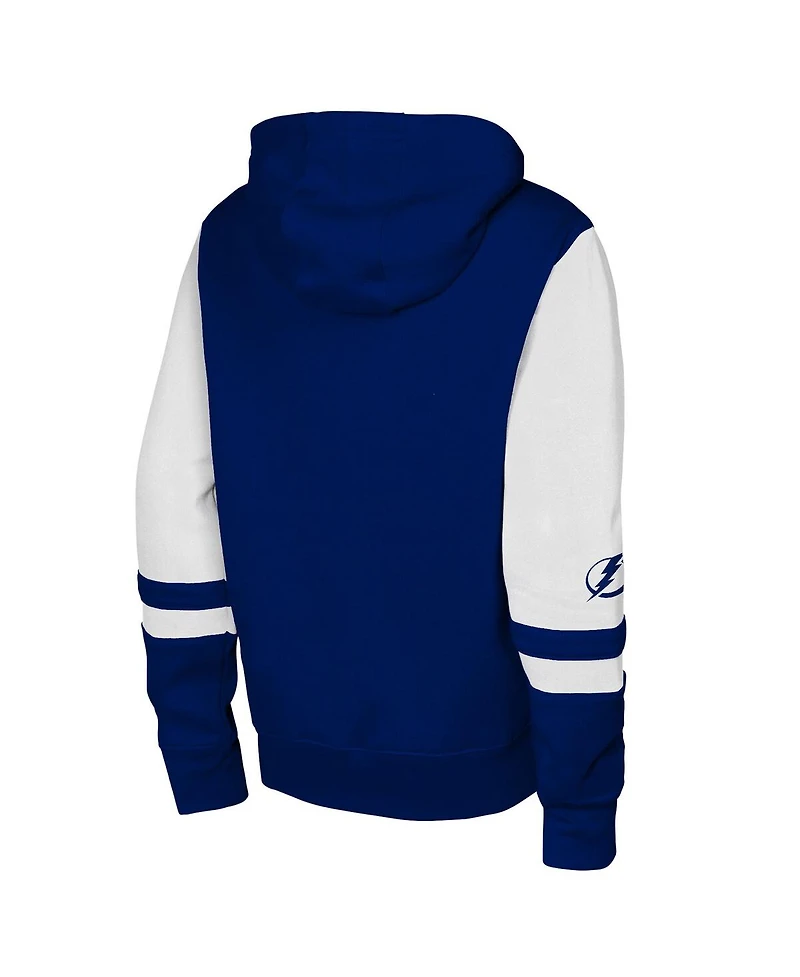Outerstuff Big Boys and Girls Blue Tampa Bay Lightning Face Off Full-Zip Hoodie