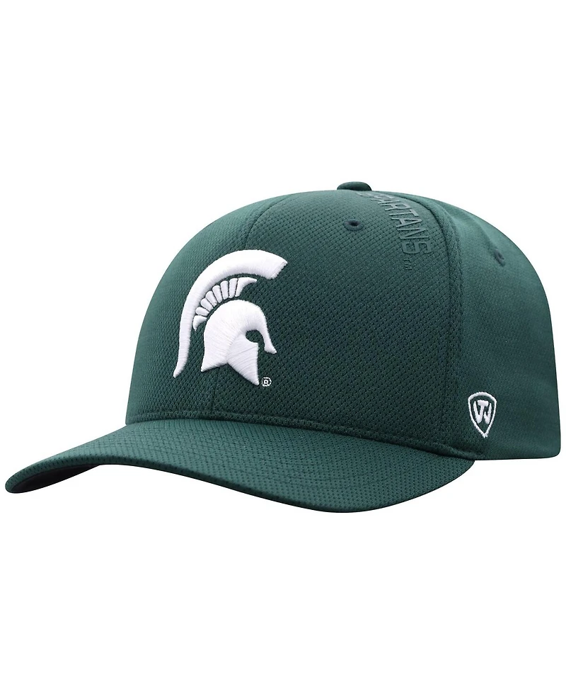 Top of the World Men's Green Michigan State Spartans Reflex 2.0 Flex Hat
