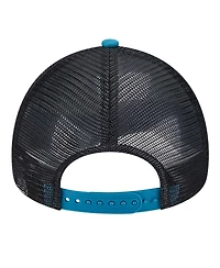 New Era Big Boys and Girls Teal Jacksonville Jaguars A-Frame 9FORTY Trucker Adjustable Hat