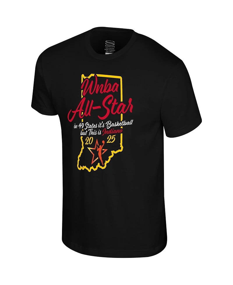 Stadium Essentials Men's and Women's Black 2025 Wnba All-Star Game Home State T-Shirt