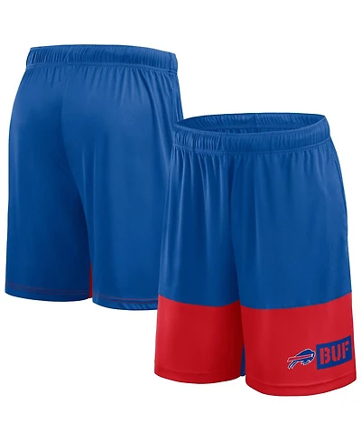 Fanatics Men's Royal/Red Buffalo Bills Big Tall Best of the Performance Shorts
