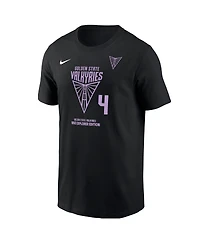 Nike Men's and Women's Juste Jocyte Black Golden State Valkyries Name Number T-Shirt