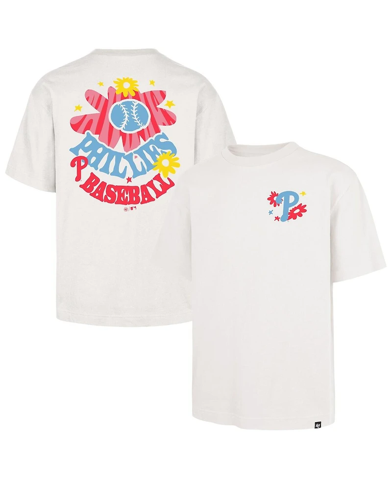 '47 Brand Men's Cream Philadelphia Phillies Flora Foundation T-Shirt