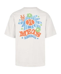 '47 Brand Men's Cream New York Mets Flora Foundation T-Shirt