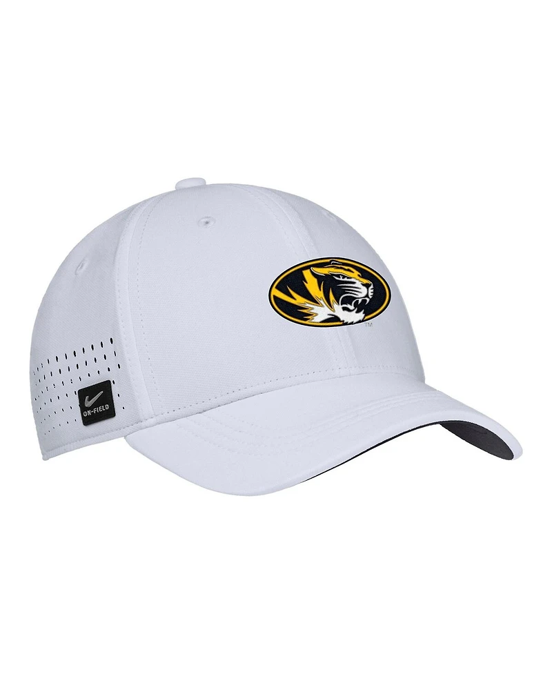 Nike Men's White Missouri Tigers 2025 On-Field Performance Flex Hat