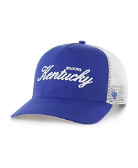 '47 Brand Men's and Women's Royal Kentucky Wildcats Contemporary Basics Foundation Trucker Hitch Adjustable Hat