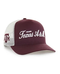 '47 Brand Men's and Women's Maroon Texas A&M Aggies Contemporary Basics Foundation Trucker Hitch Adjustable Hat