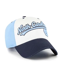 '47 Brand Big Boys and Girls White North Carolina Tar Heels Scooter Clean Up Adjustable Hat