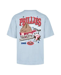 '47 Brand Men's Light Blue Philadelphia Phillies Ice Cream Parlor Foundation T-Shirt