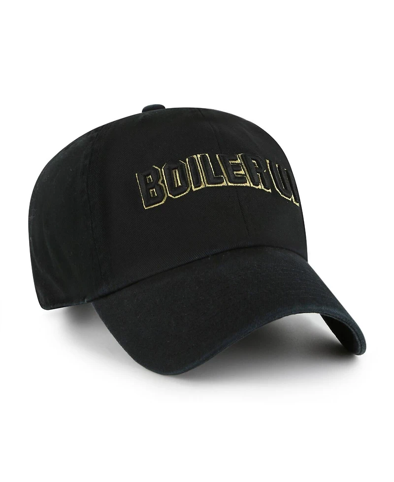 '47 Brand Men's Black Purdue Boilermakers Clean Up Adjustable Hat