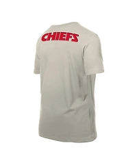 New Era Men's Light Beige Kansas City Chiefs Multi Patch T-Shirt