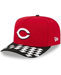 New Era Men's Red/Black Cincinnati Reds 2025 Mlb Speedway Classic A-Frame 59FIFTY Fitted Hat