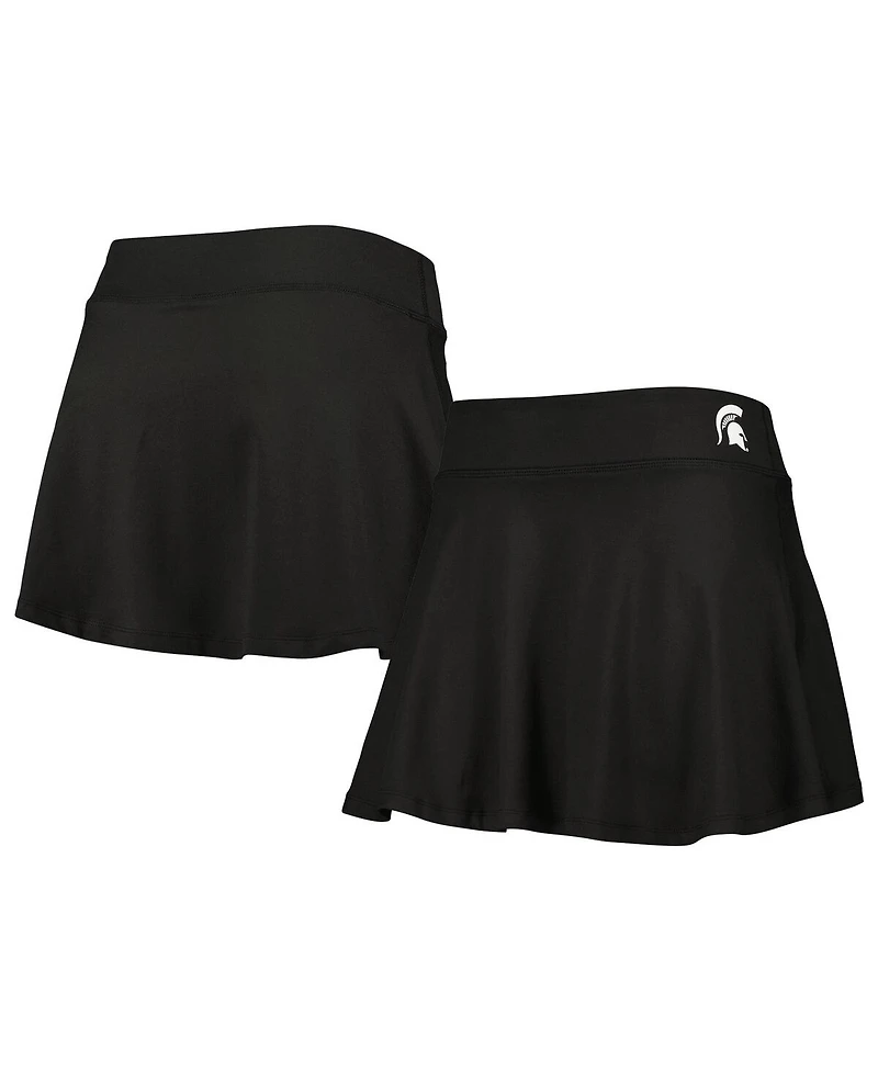ZooZatz Women's Black Michigan State Spartans Flowy Skort