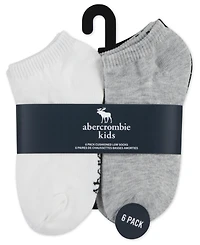 abercrombie kids 6-Pack Neutral Low Socks