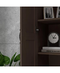 Homcom Storage Cabinet, Adjustable Shelves, Pantry Cupboard