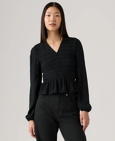 Levi's Women's Esme Long-Sleeve Slim Fit Blouse