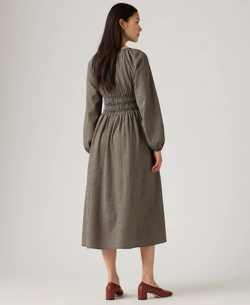 Levi's Women's Fleur Tess Smocked Boho Dress