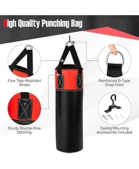 Akiudex Kids Punching Bag Set with Gloves and Mounting Kit