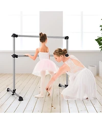 Akiudex Adjustable Freestanding Ballet Barre for Home and Studio