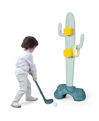 Akiudex 3 in 1 Kids Golf Ring Toss and Bean Bag Game Toy Stand