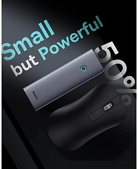 Docking Station Dual Monitor, Baseus 7 in 1 Laptop Docking Station 3 Monitors, Usb C Hub with 4K Hdmi, Vga, 100W Pd, 3 Usb