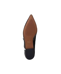 Linea Paolo Nuri | Patent Leather Asymetric Bow Skimmers