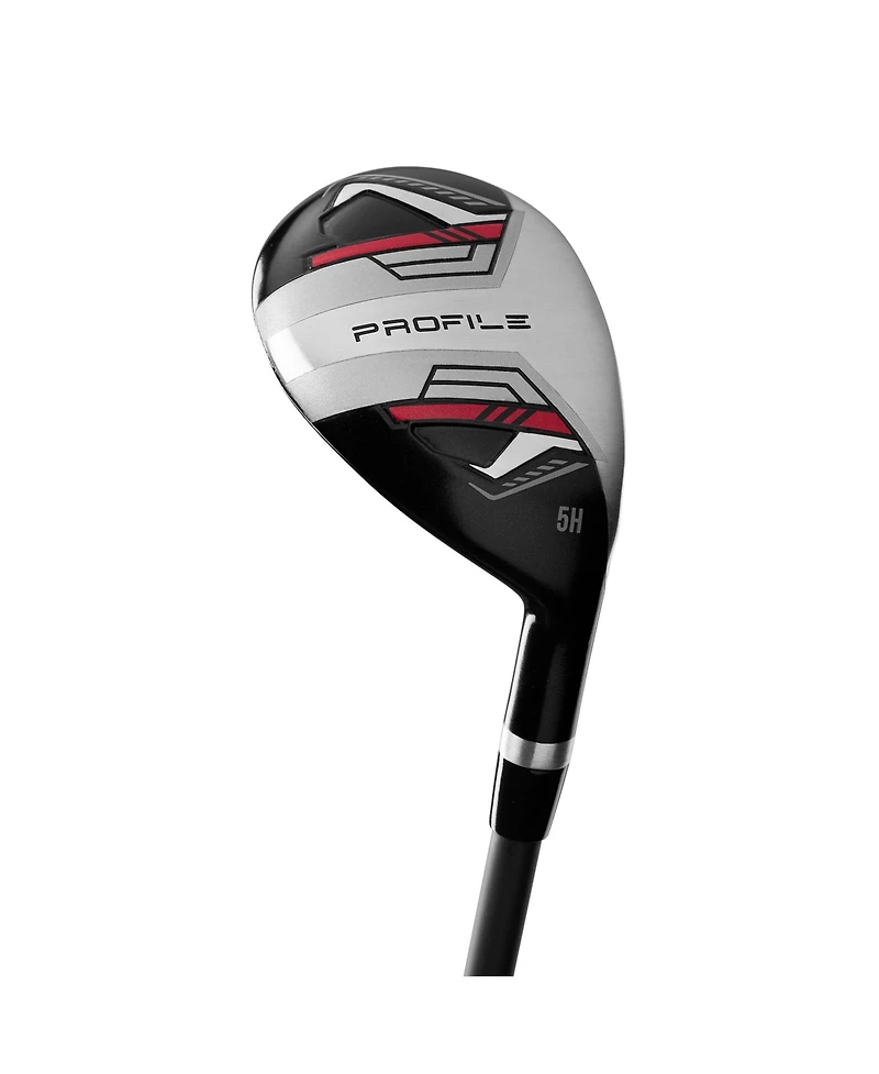Wilson Profile 11 Piece Mens Left Hand Stand Complete Set - Standard / Regular / Red/Grey/Black